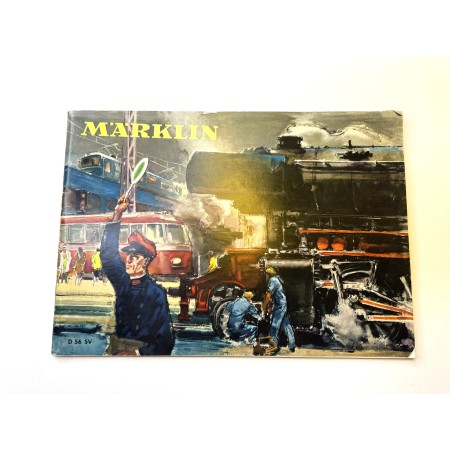 Märklin Katalog 1956 - Svenska -Begagnad skick: 3 Id: 18497 -H0 (1:87)