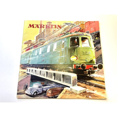 Märklin Katalog 1958 - Engelska -Begagnad skick: 2 Id: 18500 -H0 (1:87)