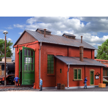 Locomotive shed, single track - Vollmer 49110 scale 1:87