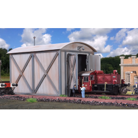 Locomotive shed, single track - Vollmer 45761 scale 1:87 Locomotive shed, single track - Vollmer 45761 scale 1:87