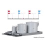 Fuel tank facility - Kibri 36726 scale 1:220 (z)