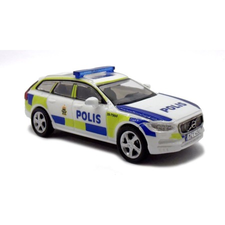 Volvo V90, svensk polisbil - Micro City (H0)