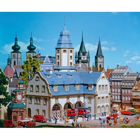 Faller 191835 - Town hall with fire station, scale 1:87