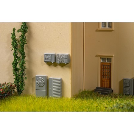 Faller 180005 - Värmepumpar, 10 st, skala 1:87