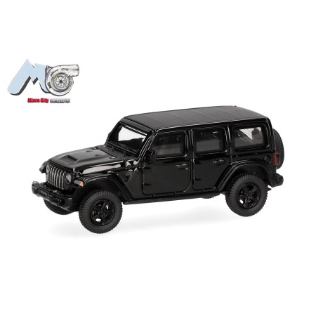 Jeep Wrangler, Black - Micro City (H0)