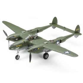 Tamiya 61120, Lockheed P-38 F/G Lightning, kit scale 1/48