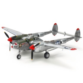 Tamiya 61123, Lockheed P-38J Lightning, kit scale 1/48