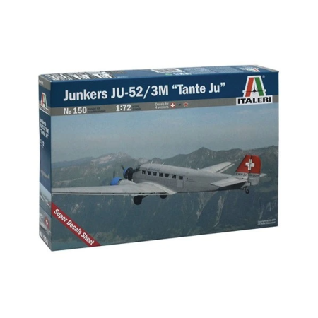 Italeri 150, Junkers Ju 52 3/m "Tante Ju", scale 1:72