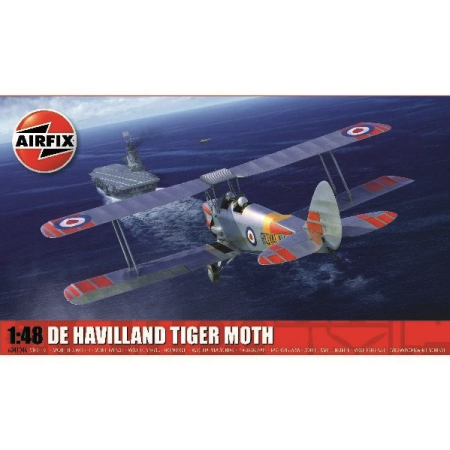 Airfix A04104A, De Havilland Tiger Moth, model kit scale 1/48
