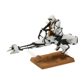 Speeder Bike (Star wars/Mandalorian), plastbyggsats skala 1:12