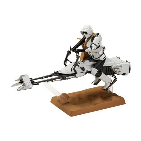 Speeder Bike (Star wars/Mandalorian), plastbyggsats skala 1:12