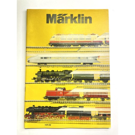 Märklin Katalog 1975 - Svenska -Begagnad skick: 1 Id: 18552 -H0 (1:87)