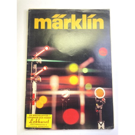 Märklin Katalog 1976 - Svenska -Begagnad skick: 2 Id: 18554 -H0 (1:87)