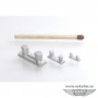 Bits, white metal
