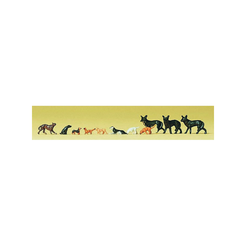 DOGS N Gauge EXCELLENT CONDITION. PREISER 79122 DOGS N Gauge EXCELLENT CONDITION. PREISER 79122