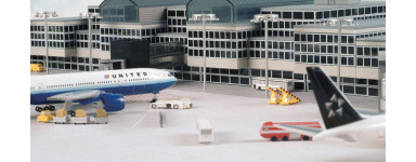 Flyplats och tillbehör 1:500